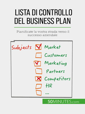 cover image of Lista di controllo del business plan
